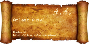 Atlasz Antal névjegykártya